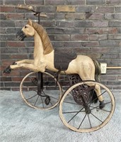 Vintage Velocipede Tricycle Horse