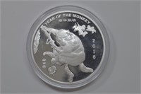 2016 Silver 5ozt Year of the Monkey