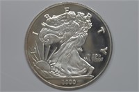 2000 Walking Liberty 4ozt Silver .999