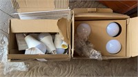 2 boxes of Lightbulbs and Parts