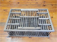 Vtg Chicken Cage 35¼"L 24½"W 12"D