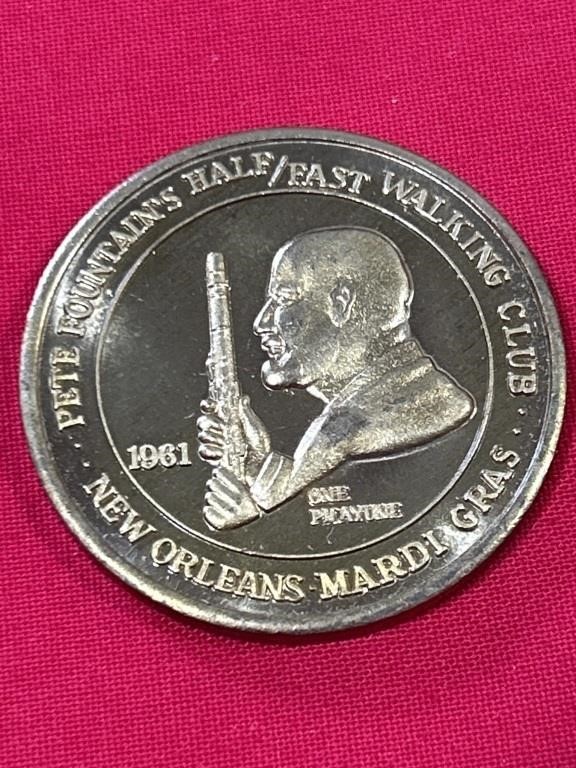 Mardi Gras Doubloon Auction