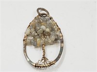 Tree Of Life Pendant Labradorite