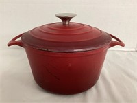 Cook's Tools Enameled Cast Iron Pot with Lid