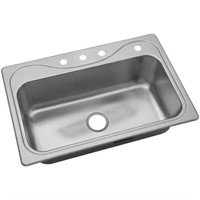4-Hole Commercial/Residential Kitchen Sink