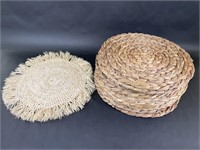 Woven Straw and Braided Placemats