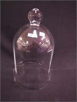 14 1/2" bell-shaped glass dome