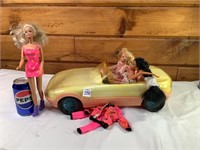 Vintage Barbie Car & Barbies