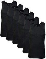 6Pcs Size Medium Gildan Mens A-Shirt Tanks,