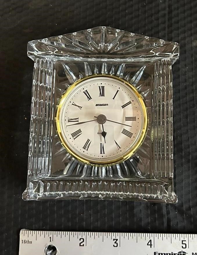 Glass Desk Clock