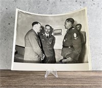 Hitler With General Karl Ullrich Photo
