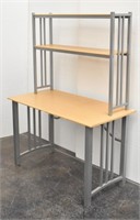 Airy Desk w/ Upper Shelves