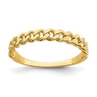 14k- Chain Fancy Link Band Ring