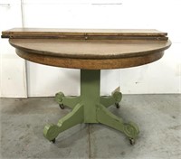 Antique table w/ green painted base