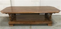 Ethan Allen solid maple coffee table