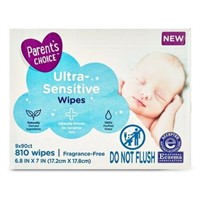 540 Ct. Parent s Choice Ultra-Sensitive Baby Wipes