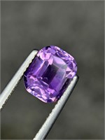 2.60 Carats Cushion Cut Natural Amethyst