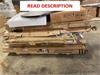 Pallet of mirrors  shower doors  and more