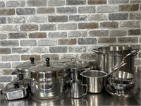 Various Brands Stainless & Aluminum Cookware