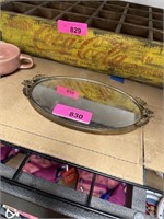 SMALL OVAL VANITY MIRROR