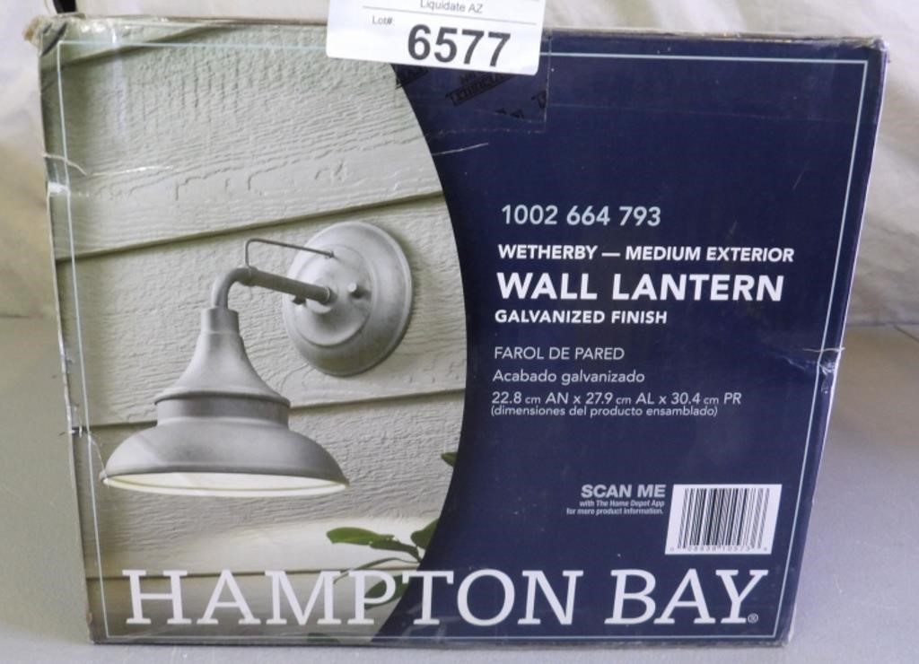 Hampton Bay Wall Lantern 1002664793