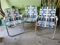 Vintage lawn chairs (3)
Straps show signs of