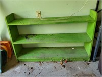 Green bookcase
49" x 9" x 31"