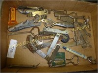 Box of church keys and can openers