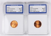 (2) 1982-D LINCOLN CENTS