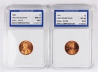 (2) 1982 LINCOLN CENTS