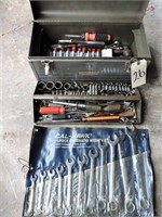 Craftsman Tool Box Full & Cal-Hawk Wrench Set