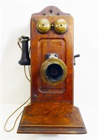 Kellogg Hand Crank Wall Telephone Pat'd 07/15/1902