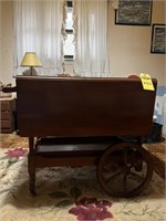 Drop Leaf Tea Cart