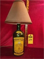 Cutty Sark Whiskey Bottle Lamp