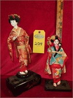 Two Oriental Dolls