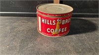 HILLS BROS COFFEE TIN