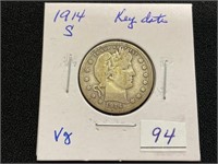 1914S Barber Quarter