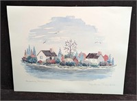Agathe Von Trapp Receding Flood Waters Print