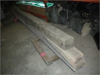 (1) 6x6 In & (2) 4x6 In Wooden Posts 12 Ft Length