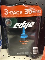 Edge shave gel 3 pack