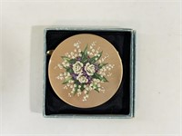 LOVELY VINTAGE STRATTON LADIES COMPACT W OG BOX