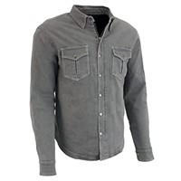 Milwaukee Leather MPM1621 Men's Grey Flannel