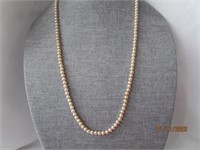 Necklace 18" Faux Pearl