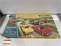 Vintage MATCHBOX MOTORWAY Car Racing Game In Box