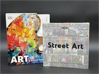 Pair of Books: Art A Visual History and Street Art