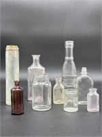 ATQ/VTG Lot of Glass Bottles