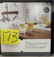 THRESHOLD 12 PC TUMBLER GLASS SET