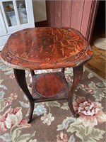 exotic wood chinese table 24wx26t"