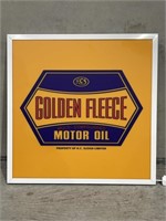 GOLDEN FLEECE HEX Motor Oil Light Box