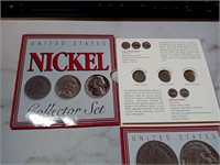 OF) Us nickel collectors set